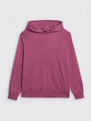 4F Bluza w kolorze różowym rozmiar: XS. Różowe bluzy 4f, xs, bez wzorów, bez ramiączek, z kapturem. Za 96.60 zł.