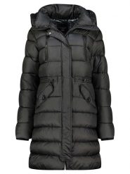 Geographical Norway Płaszcz pikowany "Bertille" w kolorze czarnym rozmiar: XXL. Czarne płaszcze Geographical Norway, xxl, bez wzorów, bez kaptura. Za 292.20 zł.