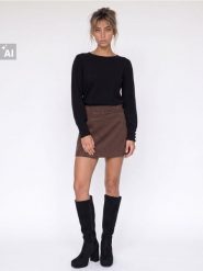 Sweter regular fit z dekoracyjnymi guzikami na mankiecie - czarny. Czarne swetry Sinsay, l, bez wzorów, bez ramiączek. Za 45.99 zł.