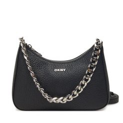 Torebka DKNY. Czarne torebki klasyczne DKNY, bez wzorów, klasyczne, bez dodatków. Za 309.99 zł.