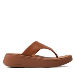 Japonki FitFlop. Brązowe japonki FitFlop, bez wzorów. Za 319.99 zł.