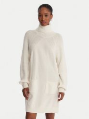 Liu Jo Sukienka dzianinowa MF5063 MS009 Écru Regular Fit. Sukienki Liu Jo, s, bez wzorów, z dzianiny, bez kołnierzyka, bez ramiączek. Za 769.99 zł.