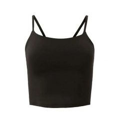 Podkoszulek Damski Float Willa Strappy Tank Top. Czarne topy GIRLFRIEND COLLECTIVE, xs, bez wzorów, sportowe, bez kołnierzyka, bez ramiączek. Za 292.99 zł.