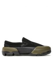 Vans Tenisówki Classic Slip-On VN0A5JLYBMV1 Czarny. Czarne trampki Vans, bez wzorów, ze skóry, bez zapięcia. Za 289.99 zł.