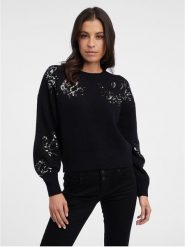 Orsay Sweter w kolorze czarnym rozmiar: L. Czarne swetry Orsay, l, bez wzorów, bez ramiączek. Za 79.21 zł.