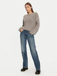 JDY Sweter Rosella 15329787 Szary Regular Fit. Szare swetry JDY, m, bez wzorów, z syntetyku, bez ramiączek. Za 79.99 zł.