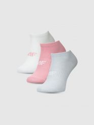 4F Skarpetki casual stopki (3-pack) damskie - multikolor 39-42. Skarpetki 4f, bez wzorów, z bawełny. Za 44.99 zł.