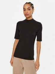 Calvin Klein Bluzka K20K207744 Czarny Regular Fit. Czarne bluzki Calvin Klein, xs, bez wzorów, z bawełny, bez kołnierzyka, bez ramiączek. Za 179.99 zł.