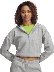 Under Armour Bluza polarowa w kolorze szarym rozmiar: S. Szare bluzy z kapturem Under Armour, s, bez wzorów, z polaru, bez kaptura. Za 152.98 zł.