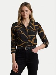LAUREN RALPH LAUREN Koszula 200970823001 Czarny Classic Fit. Czarne koszule Lauren Ralph Lauren, xl, bez wzorów, z syntetyku, bez kołnierzyka, bez ramiączek. Za 669.99 zł.
