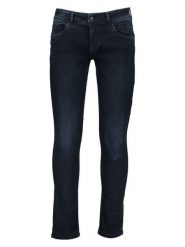 Pepe Jeans Dżinsy - Slim fit - w kolorze granatowym rozmiar: W25/L32. Niebieskie jeansy Pepe Jeans, l, z aplikacjami, z jeansu. Za 233.95 zł.
