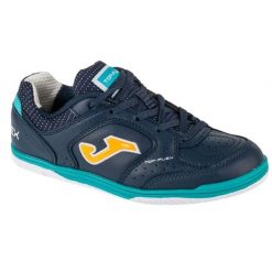 Buty piłkarskie Joma Top Flex 2503 In TPJS2503IN granatowe niebieskie. Niebieskie buty treningowe bez wzorów, z gumy, bez zapięcia, do piłki nożnej. Za 227.33 zł.