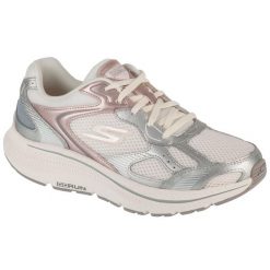 Buty do biegania damskie, Go Run Consistent 2.0 - Volt. Białe buty do biegania Skechers, bez wzorów, z materiału, bez zapięcia, do biegania. Za 339.99 zł.