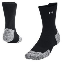 Skarpety Under Armour Ad Run Cushion Mid. Czarne skarpetki Under Armour, bez wzorów. Za 54.99 zł.