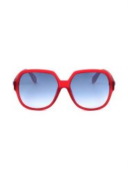 Adidas Damskie okulary przeciwsłoneczne w kolorze czerwono-błękitnym rozmiar: 57. Czerwone okulary przeciwsłoneczne adidas, bez wzorów, z tworzywa sztucznego, szklane. Za 144.95 zł.