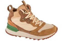 Buty sportowe Sneakersy damskie, Apline 83 Sneaker Recraft Mid WP. Brązowe buty treningowe Merrell, bez wzorów, z materiału, bez zapięcia, trekkingowe. Za 479.99 zł.