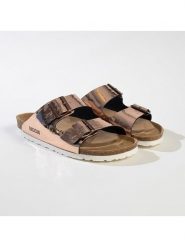 BACKSUN Klapki "Bali" w kolorze złotym rozmiar: 37. Żółte klapki Backsun, bez wzorów, klasyczne, z otwartym noskiem, bez obcasa, bez zapięcia. Za 130.99 zł.