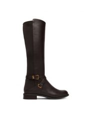 MICHAEL Michael Kors Kozaki 40F6RCFB5L Brązowy. Brązowe kozaki MICHAEL Michael Kors, bez wzorów, ze skóry, bez obcasa, na płaskiej podeszwie, bez zapięcia. Za 1,239.00 zł.