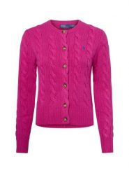 Polo Ralph Lauren Kardigan z zawartością kaszmiru Kobiety Kaszmir wyrazisty róż, XS. Czerwone swetry Polo Ralph Lauren, xs, bez wzorów, z kaszmiru, bez ramiączek. Za 1,199.95 zł.