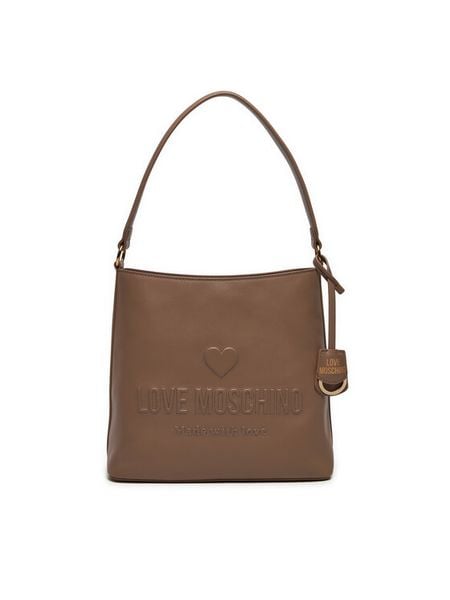 LOVE MOSCHINO Torebka JC4115PP1LL1020A Brązowy. Brązowe torebki klasyczne Love Moschino, bez wzorów, ze skóry, bez dodatków. Za 769.99 zł.