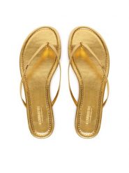 LAUREN RALPH LAUREN Japonki 802959563001 Złoty. Żółte japonki Lauren Ralph Lauren, bez wzorów, z syntetyku. Za 379.99 zł.