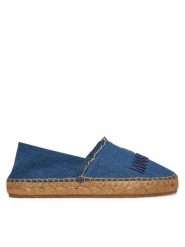LOVE MOSCHINO Espadryle JA10262G0MJO5700 Niebieski. Niebieskie espadryle Love Moschino, bez wzorów, z materiału, bez obcasa. Za 629.99 zł.