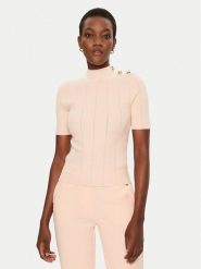Marciano Guess Sweter 5RGR24 5810Z Różowy Regular Fit. Czerwone swetry Marciano Guess, xs, z aplikacjami, z wiskozy, bez ramiączek. Za 399.99 zł.