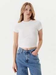 Tommy Jeans T-Shirt Script DW0DW20910 Écru Slim Fit. T-shirty Tommy Jeans, xl, bez wzorów, z bawełny, bez kołnierzyka, bez ramiączek. Za 149.99 zł.