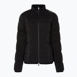 Kurtka damska EA7 Emporio Armani Golf Pro Light Padded. Czarne kurtki EA7 Emporio Armani, l, bez wzorów, z elastanu, eleganckie, bez kaptura. Za 799.99 zł.