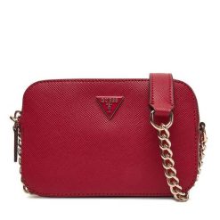 Torebka Guess. Czerwone kopertówki Guess, z aplikacjami, wizytowe, bez dodatków. Za 399.99 zł.