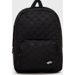 Vans plecak kolor czarny duży wzorzysty. Czarne plecaki Vans, bez wzorów, do ręki, bez dodatków. Za 279.99 zł.
