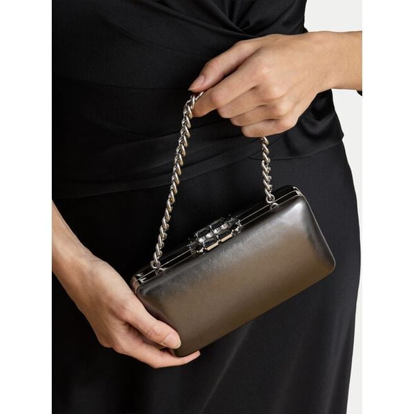 Torebka LAUREN RALPH LAUREN. Szare kopertówki Lauren Ralph Lauren, bez wzorów, wizytowe, bez dodatków. Za 1,429.00 zł.