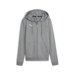 Bluza damska z kapturem Puma Team Goal 23. Szare bluzy z kapturem Puma, s, bez wzorów, z bawełny, z kapturem, do piłki nożnej. Za 234.70 zł.