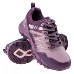 Buty Hi-Tec Favet Wp W 92800442345 fioletowe. Fioletowe buty treningowe bez wzorów, z gumy, bez zapięcia. Za 374.31 zł.