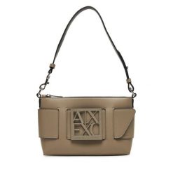 Torebka Armani Exchange. Brązowe torebki klasyczne Armani Exchange, bez wzorów, klasyczne, bez dodatków. Za 519.99 zł.