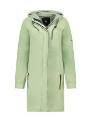 Geographical Norway Płaszcz polarowy "Timothe" w kolorze miętowym rozmiar: XL. Zielone płaszcze Geographical Norway, xl, bez wzorów, z polaru, bez kaptura. Za 166.88 zł.