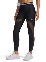 Under Armour Legginsy sportowe "HeatGear Mesh" w kolorze czarnym rozmiar: XS. Czarne legginsy Under Armour, bez wzorów, z materiału, sportowe. Za 96.45 zł.