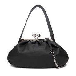 Torebka Weekend Max Mara. Niebieskie kopertówki Weekend Max Mara, bez wzorów, wizytowe, bez dodatków. Za 1,839.00 zł.