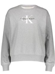 Calvin Klein Bluza w kolorze szarym rozmiar: M. Szare bluzy Calvin Klein, m, bez wzorów, bez ramiączek, bez kaptura. Za 191.95 zł.