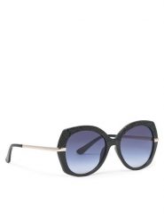 Guess Okulary przeciwsłoneczne GU00215 Czarny. Czarne okulary przeciwsłoneczne Guess, z aplikacjami, metalowe. Za 449.99 zł.