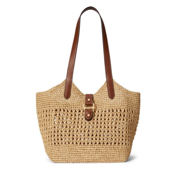 Torebka LAUREN RALPH LAUREN. Brązowe shopper bag Lauren Ralph Lauren, bez wzorów, bez dodatków. Za 1,799.00 zł.