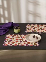 Podkładki na stół z motywem figi 2 pack - wielobarwny. Figi Sinsay, bez wzorów. W wyprzedaży za 5.99 zł.