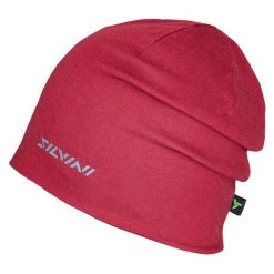 Czapka Silvini Trigola. Czerwone czapki zimowe Silvini, bez wzorów. Za 184.00 zł.