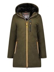 Geographical Norway Parka "Cassim" w kolorze khaki rozmiar: L. Brązowe płaszcze Geographical Norway, l, bez wzorów, bez kaptura. Za 215.71 zł.