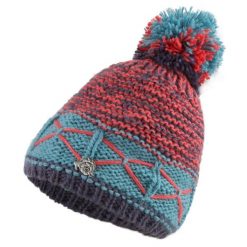 Czapka zimowa z daszkiem i lekką polarową podszewką. Czerwone czapki z daszkiem GUGGEN MOUNTAIN, na zimę, bez wzorów, z dzianiny, eleganckie. W wyprzedaży za 149.48 zł.