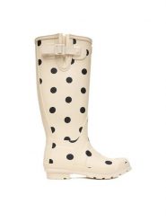 Hunter Kalosze EO-SJY-TY Écru. Białe kalosze Hunter, bez wzorów, z kauczuku, bez zapięcia. Za 349.99 zł.