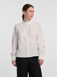 YAS Koszula 26030892 Biały Regular Fit. Białe koszule YAS, l, bez wzorów, z wiskozy, bez kołnierzyka, bez ramiączek. Za 169.99 zł.
