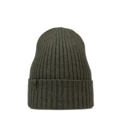 Czapka zimowa z wełny merino Norval. Brązowe czapki zimowe Buff, bez wzorów, z wełny, sportowe. Za 189.99 zł.