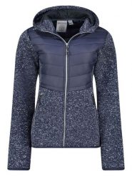 Geographical Norway Kurtka polarowa "Tilove" w kolorze granatowym rozmiar: XL. Niebieskie kurtki Geographical Norway, xl, z aplikacjami, z materiału, bez kaptura. Za 184.46 zł.