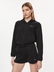 Guess Bluza Kiara V4GQ15 FL04P Czarny Regular Fit. Czarne bluzy Guess, m, z aplikacjami, z bawełny, bez kaptura. Za 299.99 zł.